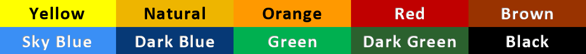 Polyurethane Block and Sheet color types